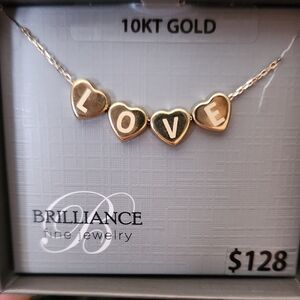 10K Gold 'LOVE' Necklace